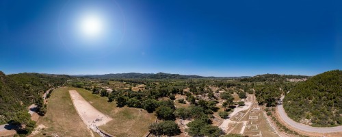 Αρχαιολογικός χώρος Αρχαίας Ολυμπίας Πανόραμα
